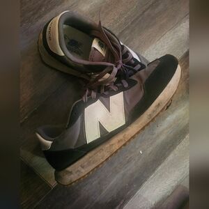 New Balance 237 Mens Size 12 Shoes Black Gray Gum Athletic Casual Sneakers